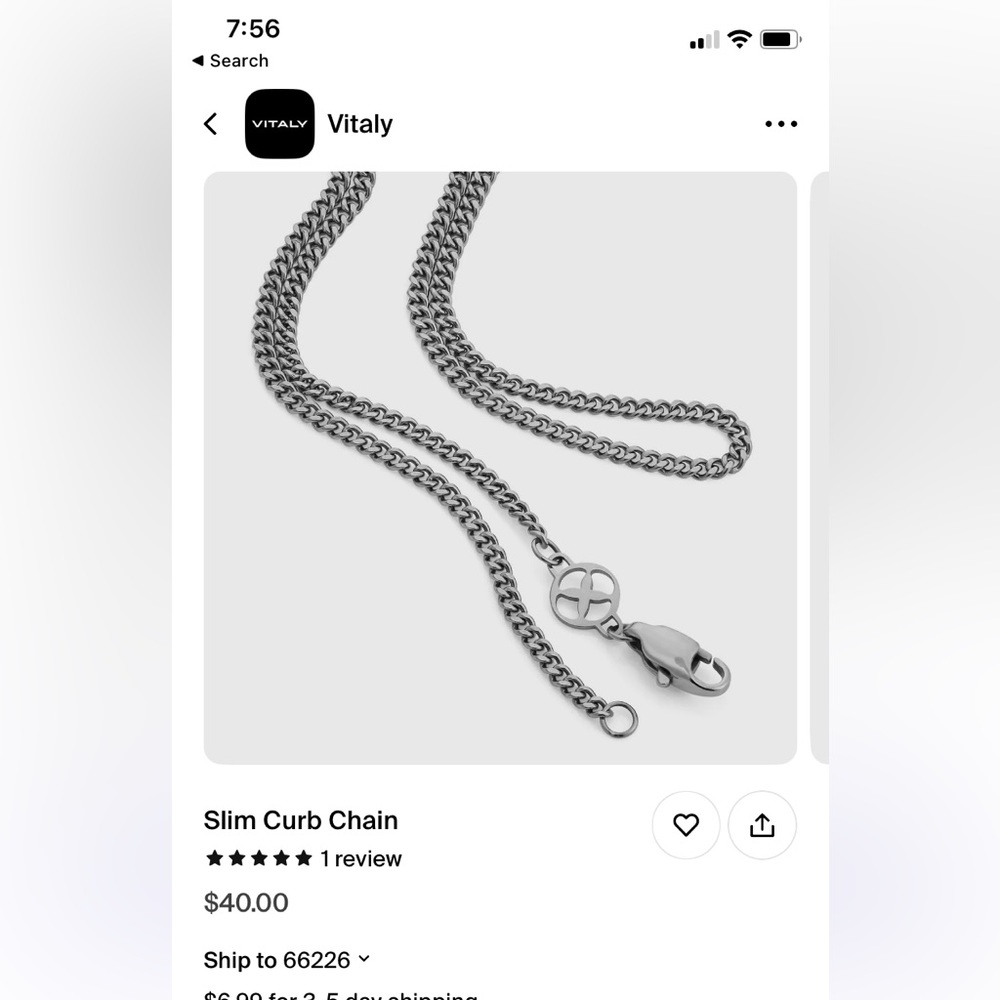 Vitaly Slim Curb Chain